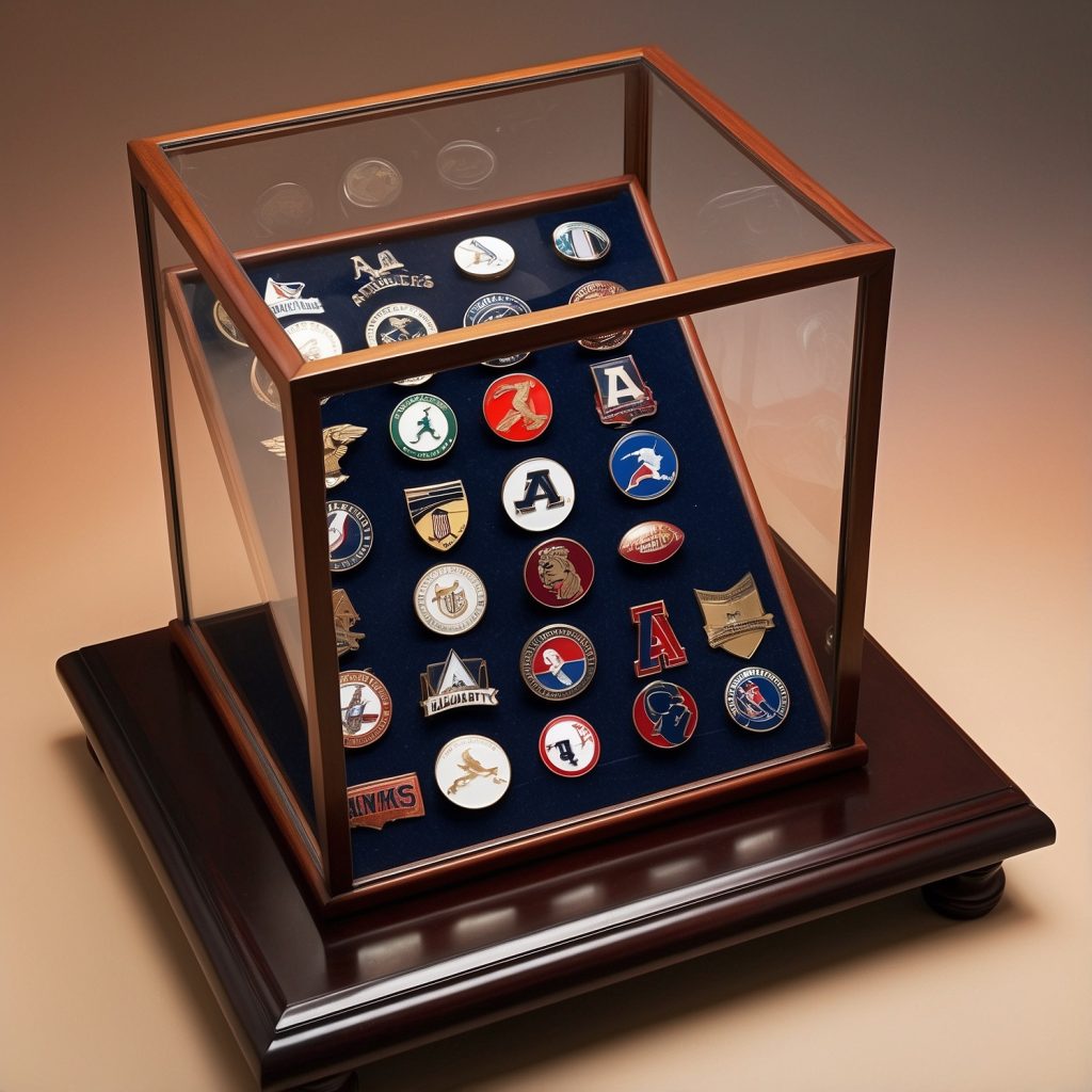 Sports lapel pins