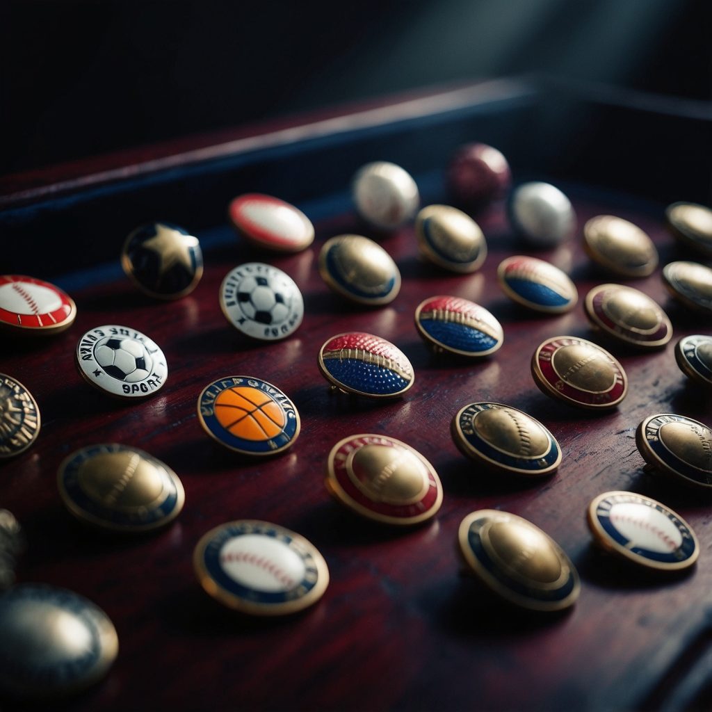 sports trading pins