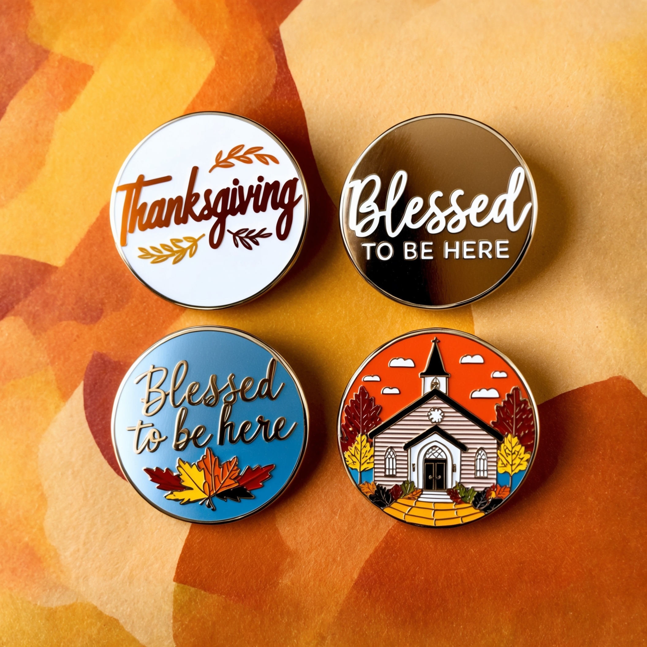 Custom Thanksgiving trading pins