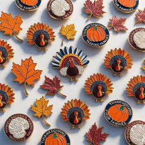 Custom Thanksgiving trading pins